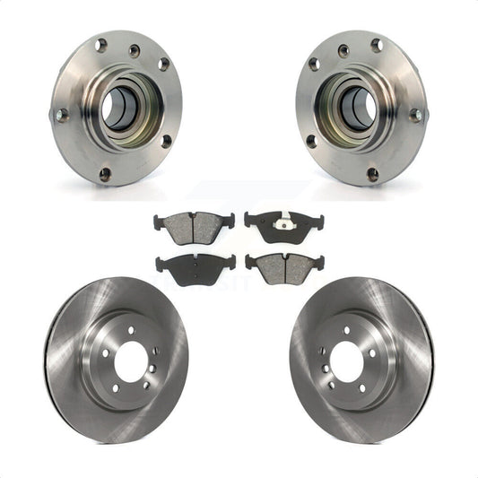 Hub Bearing Assembly Disc Brake Rotors And Pads Front Kit For BMW 330Ci Z4 330i