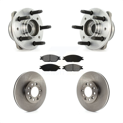 Hub Bearing Assembly Disc Brake Rotor Pads Front Kit For 1999-2003 Ford Windstar