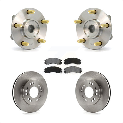 Hub Bearing Assembly Disc Brake Rotor And Pad Front Kit For 1998 Eagle Talon AWD