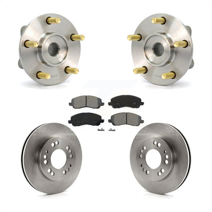 Hub Bearing Brake Rotor & Pads Front Kit For 2001 Mitsubishi Eclipse Galant 2.4L
