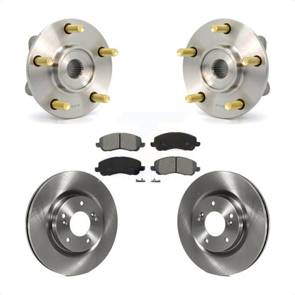 Hub Bearing Brake Rotor & Pads Front Kit For 2006 Mitsubishi Eclipse To 10 31 05