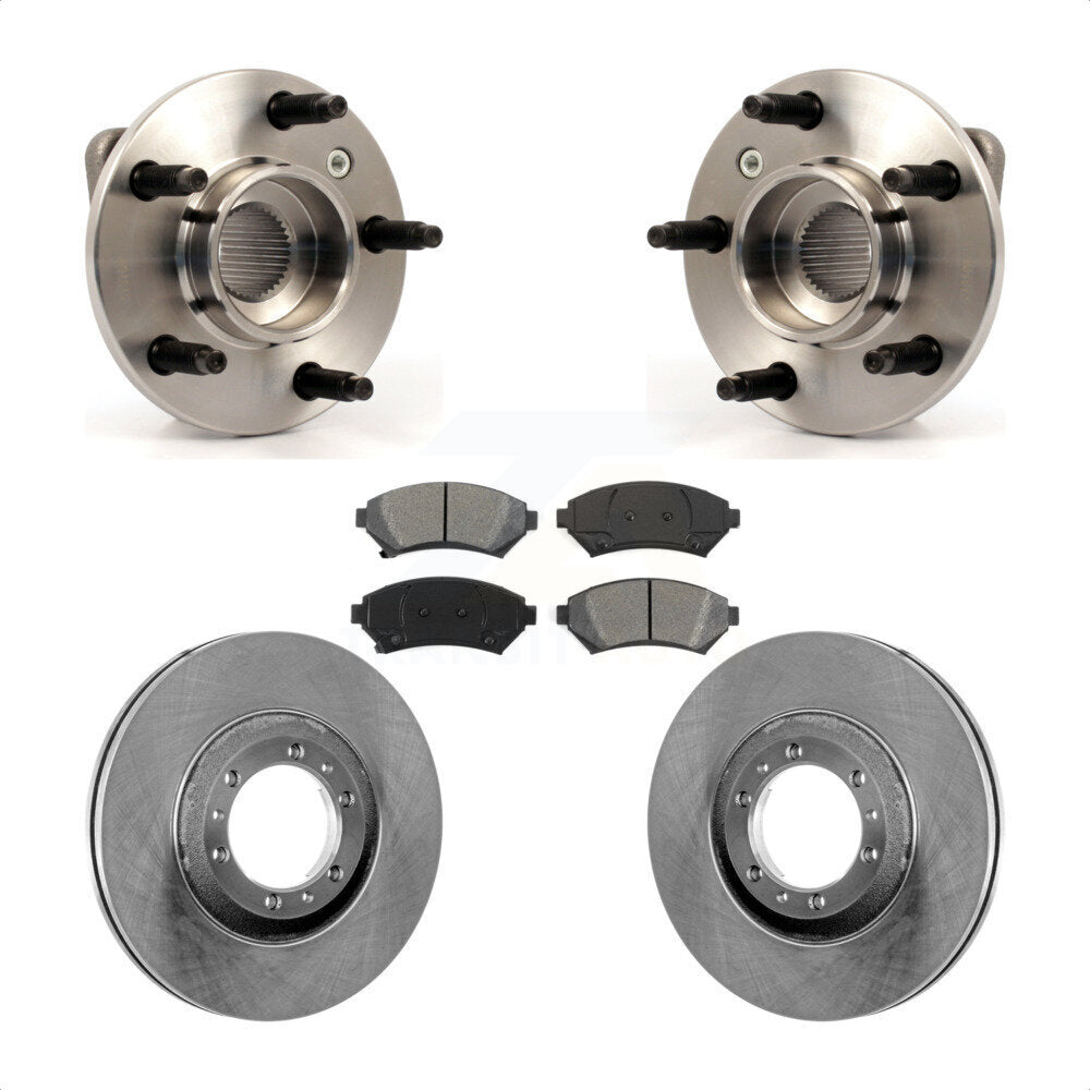 Hub Bearing Brake Rotor Pads Front Kit For Pontiac Montana Buick Century Venture
