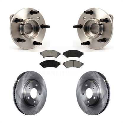 Hub Bearing Disc Brake Rotor Pad Front Kit For Pontiac Grand Prix Buick LaCrosse