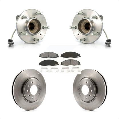 Hub Bearing Brake Rotor And Pad Front Kit For Cadillac CTS With Sport Suspension