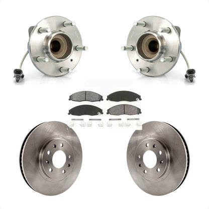 Hub Bearing Brake Rotor Pads Front Kit For Cadillac CTS With Standard Suspension