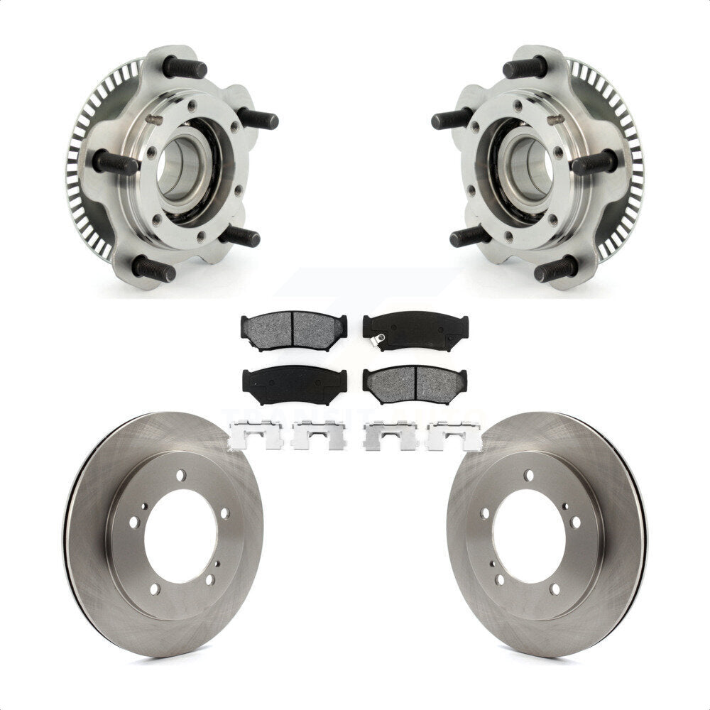 Hub Bearing Disc Brake Rotor & Pad Front Kit For Chevrolet Tracker Suzuki Vitara