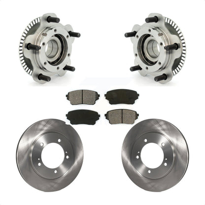 Hub Bearing Assembly Disc Brake Rotor Pad Front Kit For Suzuki XL-7 Grand Vitara