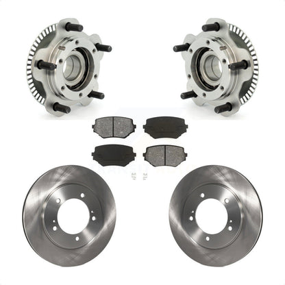 Hub Bearing Assembly Disc Brake Rotor Pad Front Kit For Suzuki Grand Vitara XL-7