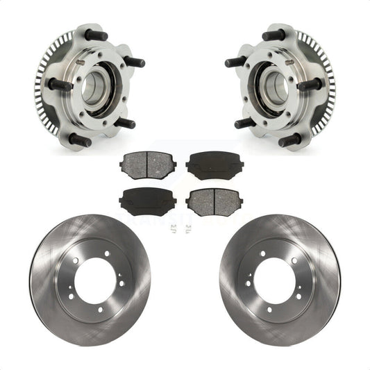 Hub Bearing Assembly Disc Brake Rotor Pad Front Kit For Suzuki Grand Vitara XL-7