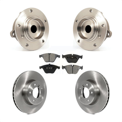 Hub Bearing Assembly Disc Brake Rotors And Pads Front Kit For BMW 530i 525i 528i