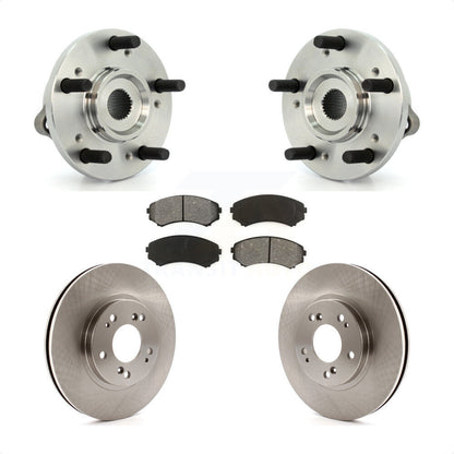 Hub Bearing Assembly Disc Brake Rotor And Pads Front Kit For Mitsubishi Endeavor