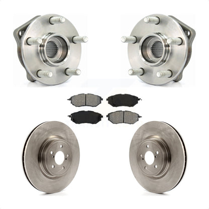 Hub Bearing Disc Brake Rotor & Pads Front Kit For Subaru Outback Legacy Forester