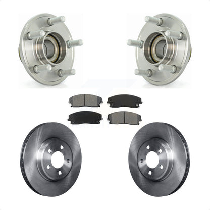 Hub Bearing Brake Rotor Pads Front Kit For Dodge Chrysler 300 Charger Challenger