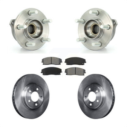 Hub Bearing Disc Brake Rotor Pad Front Kit For Dodge Charger Chrysler 300 Magnum