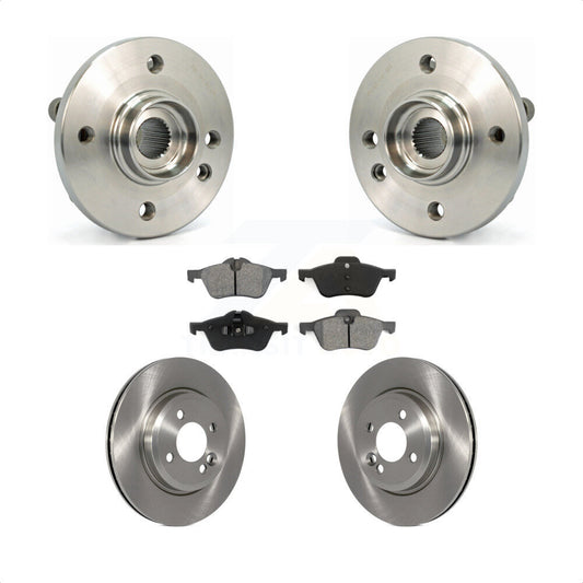 Hub Bearing Assembly Disc Brake Rotors And Pads Front Kit For Mini Cooper