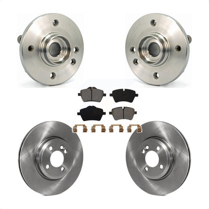 Hub Bearing Assembly Disc Brake Rotors And Pads Front Kit For Mini Cooper