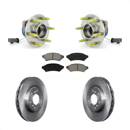 Hub Bearing Brake Rotor And Pad Front Kit For Pontiac Montana Chevrolet Uplander