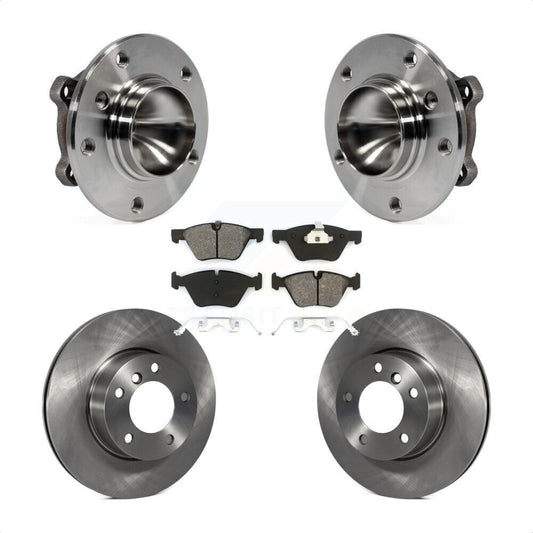 Hub Bearing Assembly Disc Brake Rotor Pads Front Kit For BMW 128i 328i 323i 325i