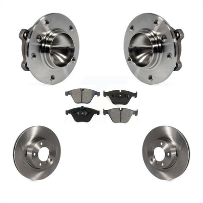 Hub Bearing Assembly Disc Brake Rotors And Pads Front Kit For BMW 323i 328i X1