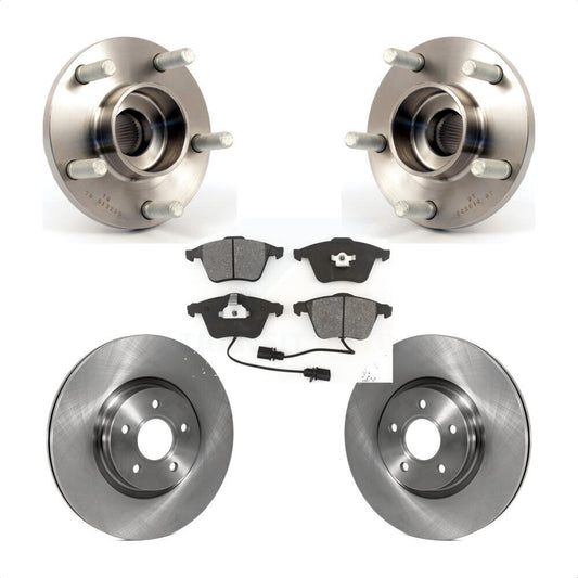 Hub Bearing Assembly Disc Brake Rotors And Pads Front Kit For Volvo S40 V50 C70