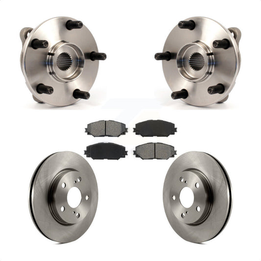 Hub Bearing Brake Rotor And Pad Front Kit For Toyota RAV4 Prius V Scion xB Lexus