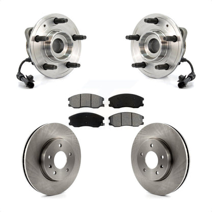 Hub Bearing Brake Rotor Pads Front Kit For Chevrolet Equinox Pontiac Torrent Vue