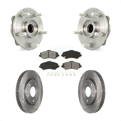 Hub Bearing Assembly Disc Brake Rotors And Pads Front Kit For Dodge Journey