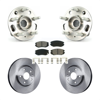 Hub Bearing Brake Rotor & Pads Front Kit For Chevrolet Equinox GMC Terrain Buick