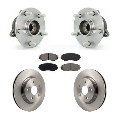 Hub Bearing Assembly Brake Rotor Pad Front Kit For 2006-2013 Suzuki Grand Vitara