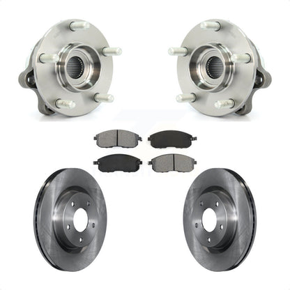 Hub Bearing Assembly Disc Brake Rotors And Pads Front Kit For Nissan Altima