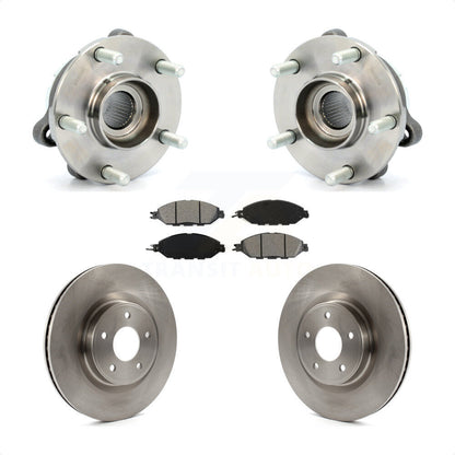 Hub Bearing Brake Rotor Pad Front Kit For Nissan Pathfinder Murano INFINITI QX60