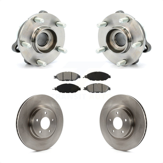 Hub Bearing Brake Rotor Pad Front Kit For Nissan Pathfinder Murano INFINITI QX60