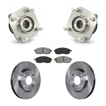 Hub Bearing Assembly Disc Brake Rotors And Pads Front Kit For Nissan Sentra