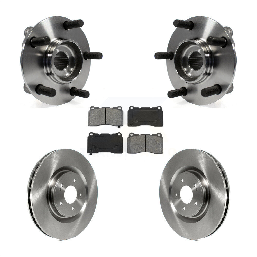 Hub Bearing Assembly Disc Brake Rotors And Pads Front Kit For Mitsubishi Lancer