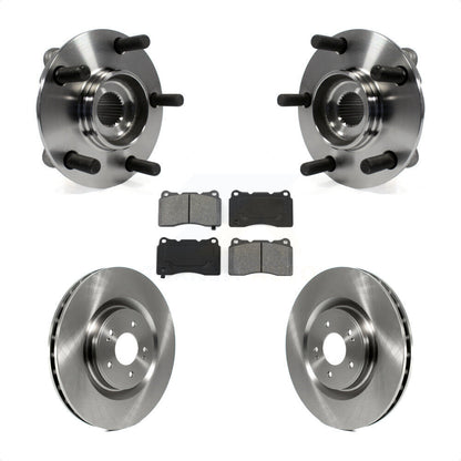 Hub Bearing Assembly Disc Brake Rotors And Pads Front Kit For Mitsubishi Lancer
