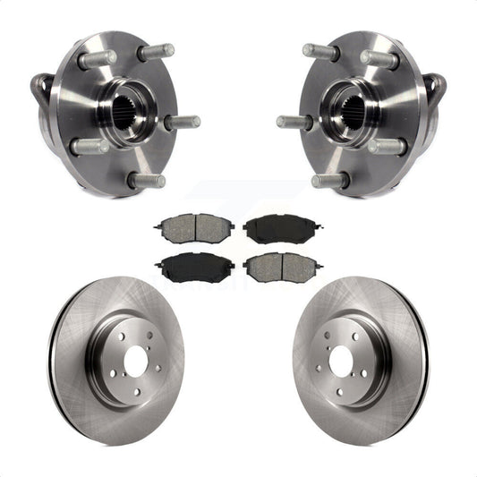 Hub Bearing Brake Rotor & Pad Front Kit For Subaru Outback WRX Legacy B9 Tribeca