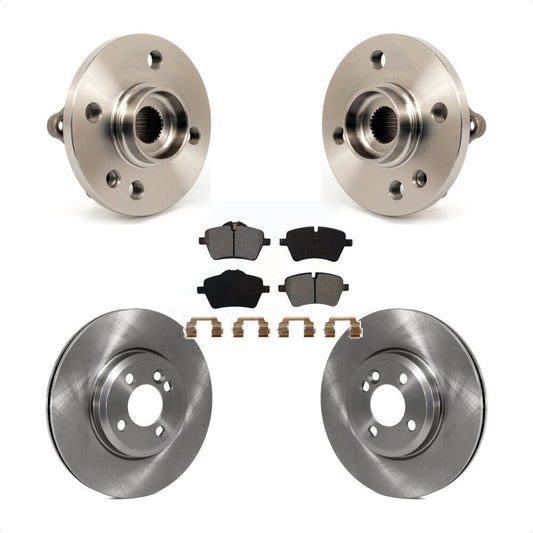 Hub Bearing Assembly Disc Brake Rotors And Pads Front Kit For Mini Cooper