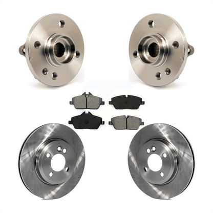 Hub Bearing Assembly Disc Brake Rotors And Pads Front Kit For Mini Cooper
