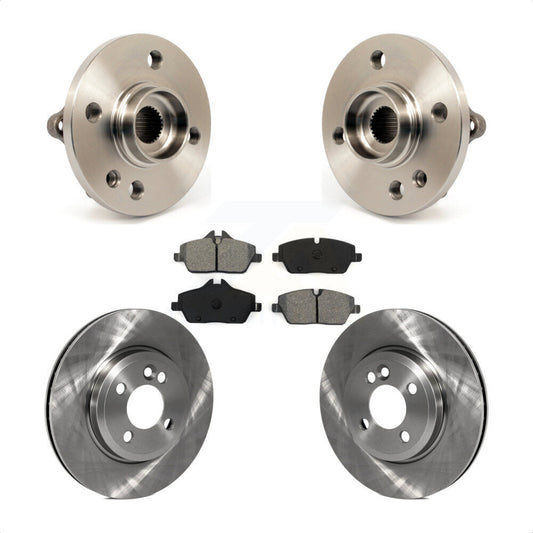 Hub Bearing Assembly Disc Brake Rotors And Pads Front Kit For Mini Cooper