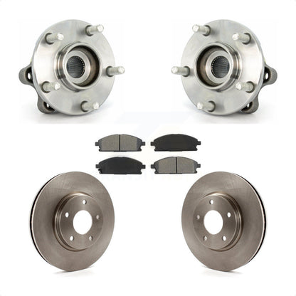 Hub Bearing Assembly Disc Brake Rotor & Pad Front Kit For 2004-2009 Nissan Quest