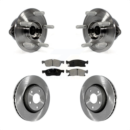 Hub Bearing Disc Brake Rotor Pad Front Kit For Jeep Grand Cherokee Dodge Durango