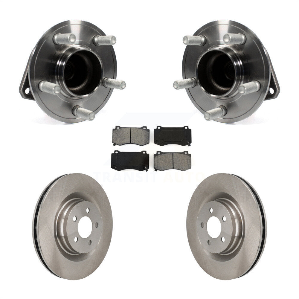Hub Bearing Brake Rotor Pads Front Kit For Dodge Charger Challenger Chrysler 300