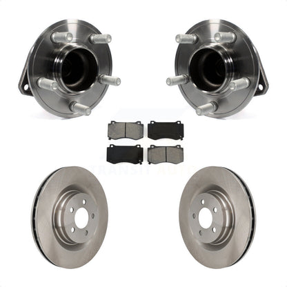 Hub Bearing Brake Rotor Pads Front Kit For Dodge Charger Challenger Chrysler 300