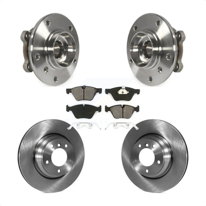 Hub Bearing Brake Rotor Pad Front Kit For BMW X1 With 330mm Diameter