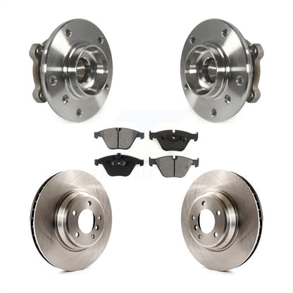 Hub Bearing Disc Brake Rotor & Pads Front Kit For 2013 BMW X1 xDrive35i with AWD
