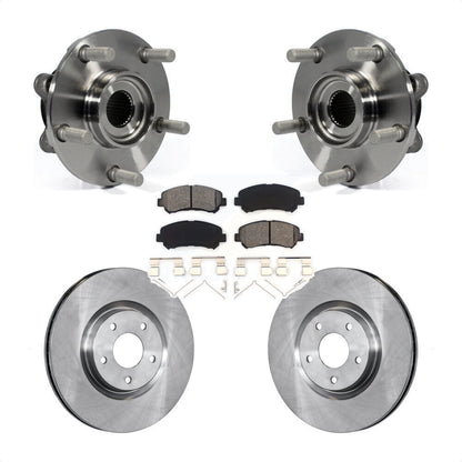 Hub Bearing Disc Brake Rotor & Pads Front Kit For 2014-2017 Nissan Juke Nismo RS