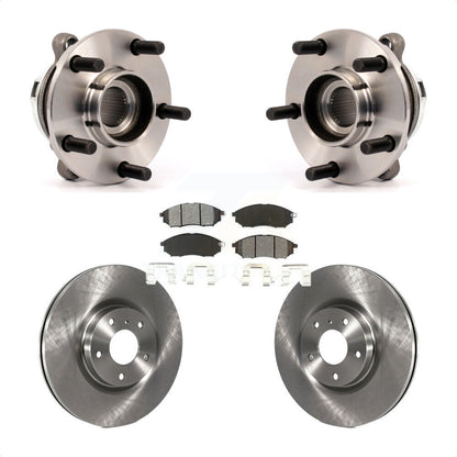 Hub Bearing Assembly Disc Brake Rotors And Pads Front Kit For Nissan Murano