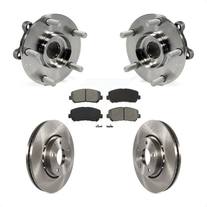 Hub Bearing Assembly Disc Brake Rotors And Pads Front Kit For Mazda CX-5