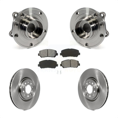 Hub Bearing Assembly Disc Brake Rotors And Pads Front Kit For Chrysler 200