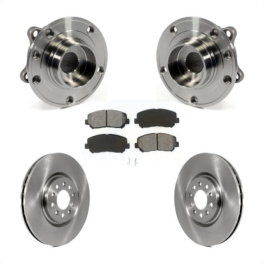 Hub Bearing Assembly Disc Brake Rotors And Pads Front Kit For Chrysler 200